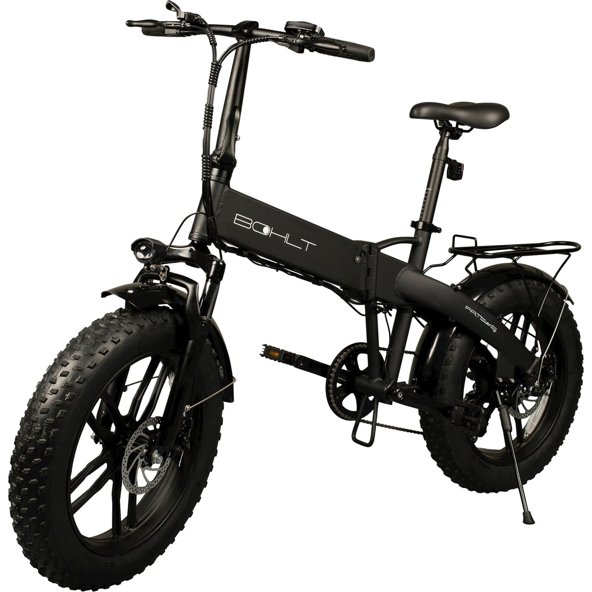 Bohlt Electric Folding Bike Fatbike Fattwenty Black