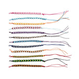 Bracelets d'amitié - tressés plats