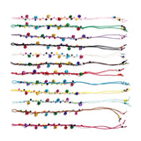 Bracelets d'amitié - clochettes en perles tissées