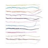 Bracelets d'amitié - chips de coquillages tissés
