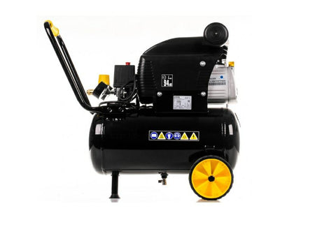 Compresseur Stanley 251 10 24s fmxcm0062e - compresseur d'air 10bar - 24l - 240l min - poignée antidérapante intégrée - noir