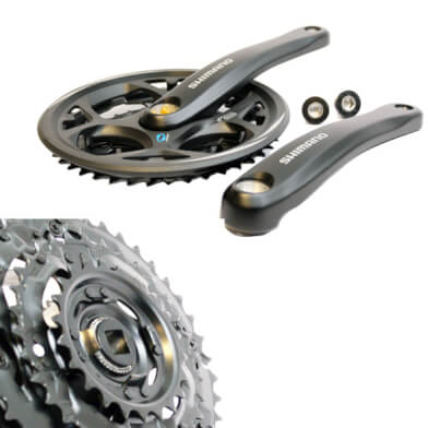 Shimano Cranket Altus M311 7 8V 22 32 42T -5 mm approfondi