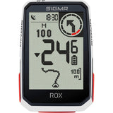 Sigma ROX 4.0 GPS SW White Soporte de dirección estándar + Cable de carga USB-C