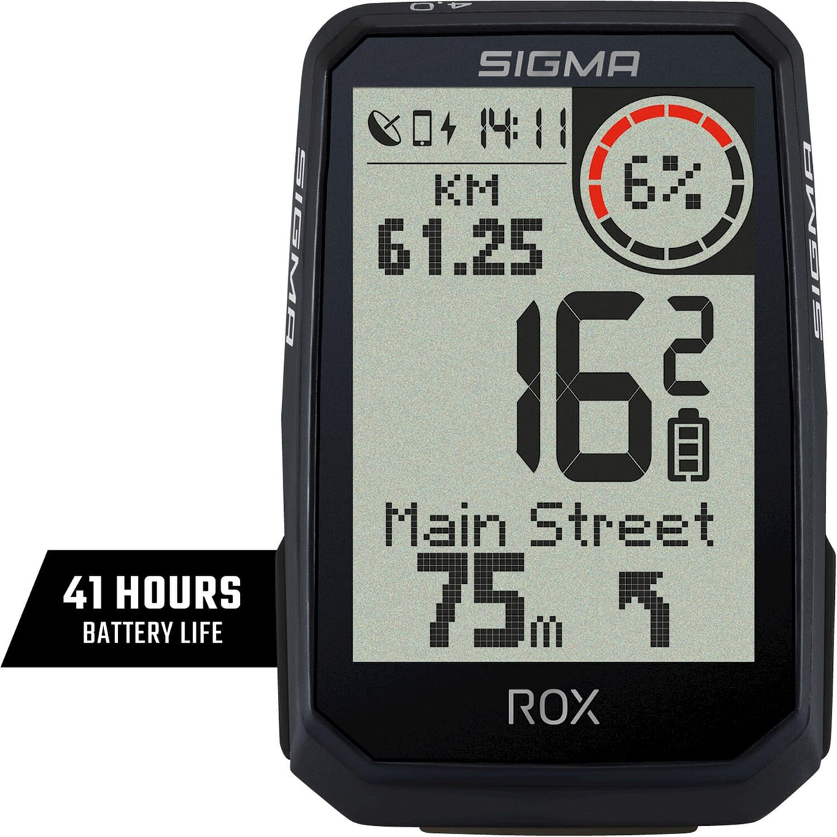 Sigma Bicycle Computer Rox 4.0 Endurance Black