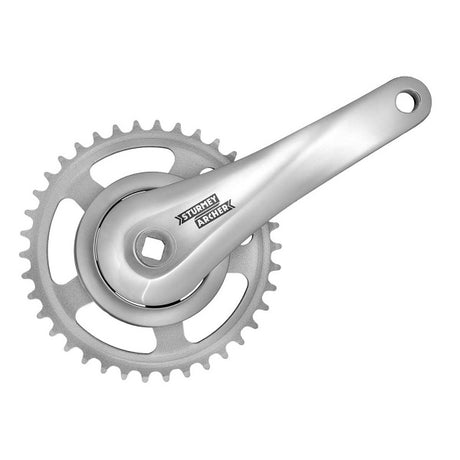 Sunrace - Sunrace Cranket 38T Longueur de manivelle 170 mm. Silver en aluminium Spieless. Couverture de 92 mm. -8 mm de profondeur