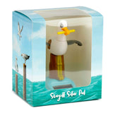 Figurine de copain solaire à cellule solaire mouette
