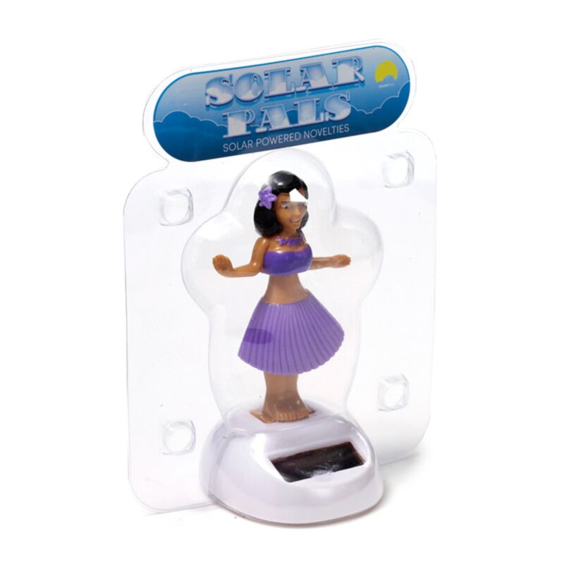 Figurine de copain solaire à cellule solaire Hula girl