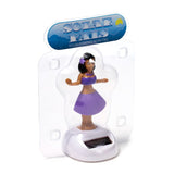 Figurine de copain solaire à cellule solaire Hula girl