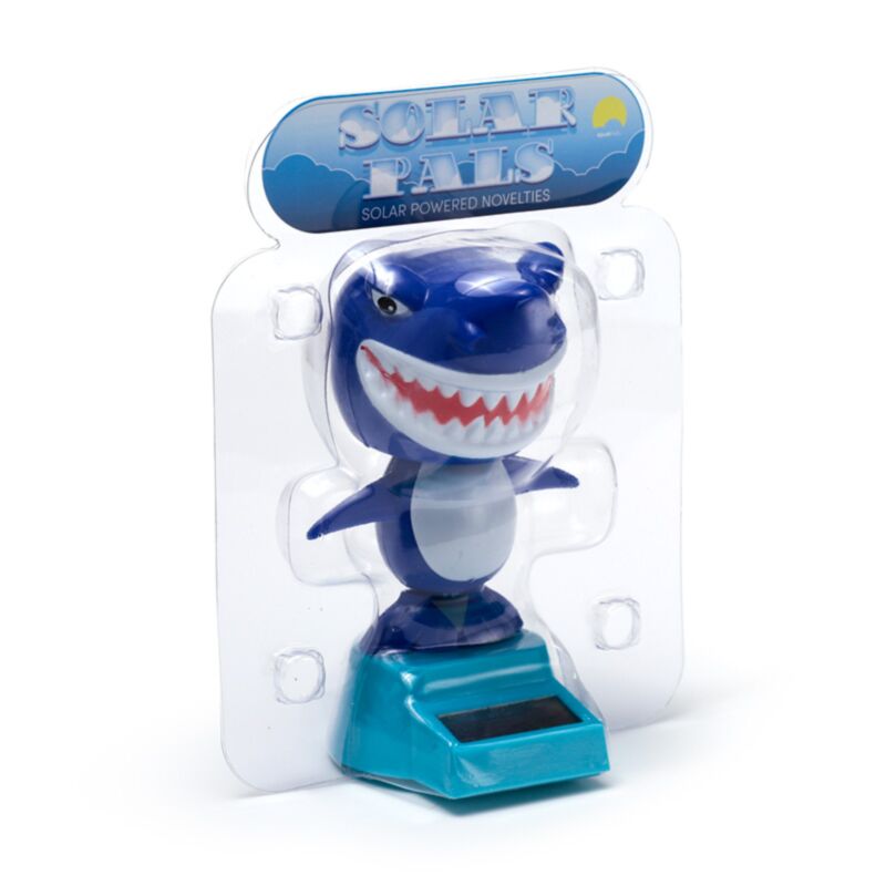 Figurine de copain solaire à cellule solaire requin