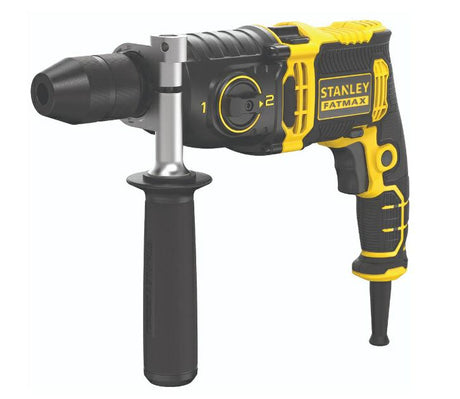 Perceuse à percussion Stanley fatmax 850w avec 2 vitesses en étui fmeh850k-qs