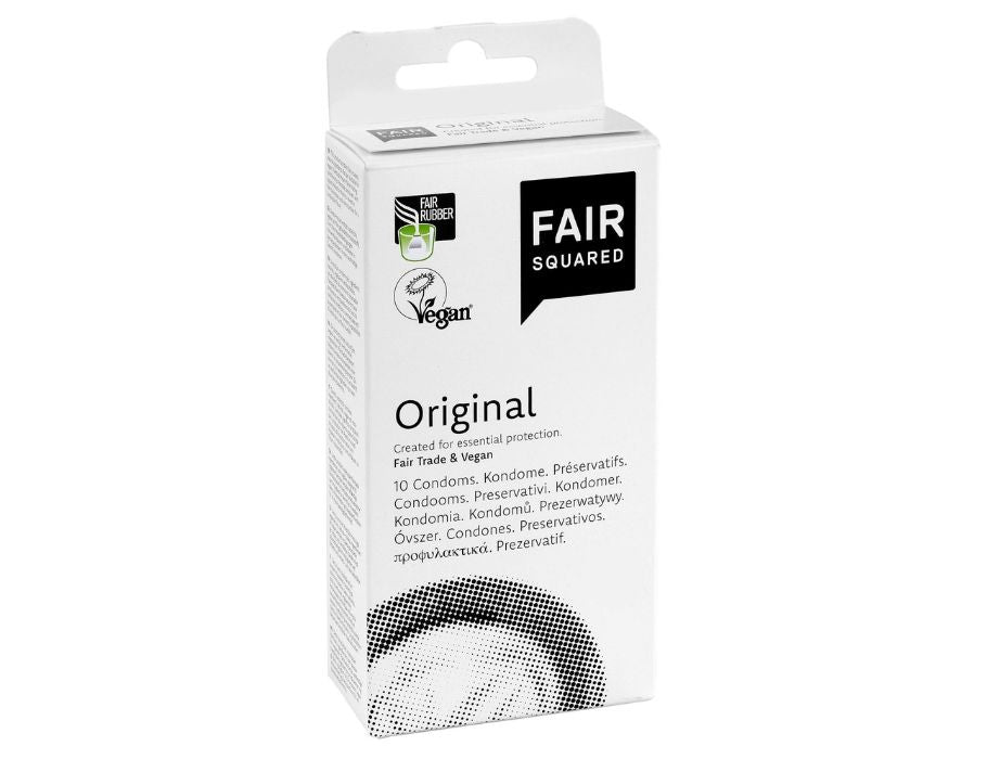Préservatifs carrés équitables originaux 10pcs