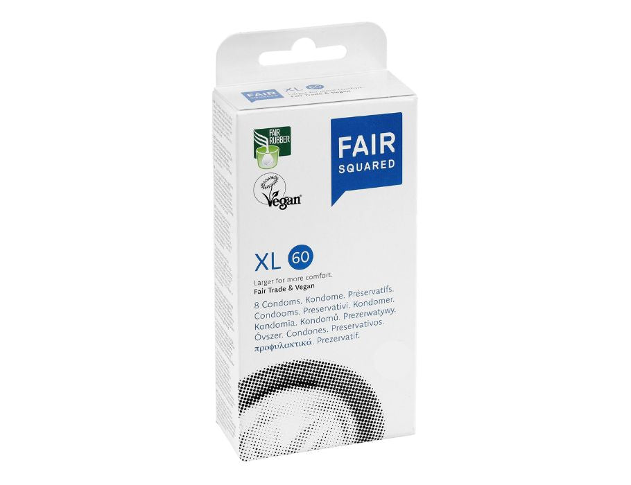 Préservatifs Fair Squared vegan xl60 - 8 pcs