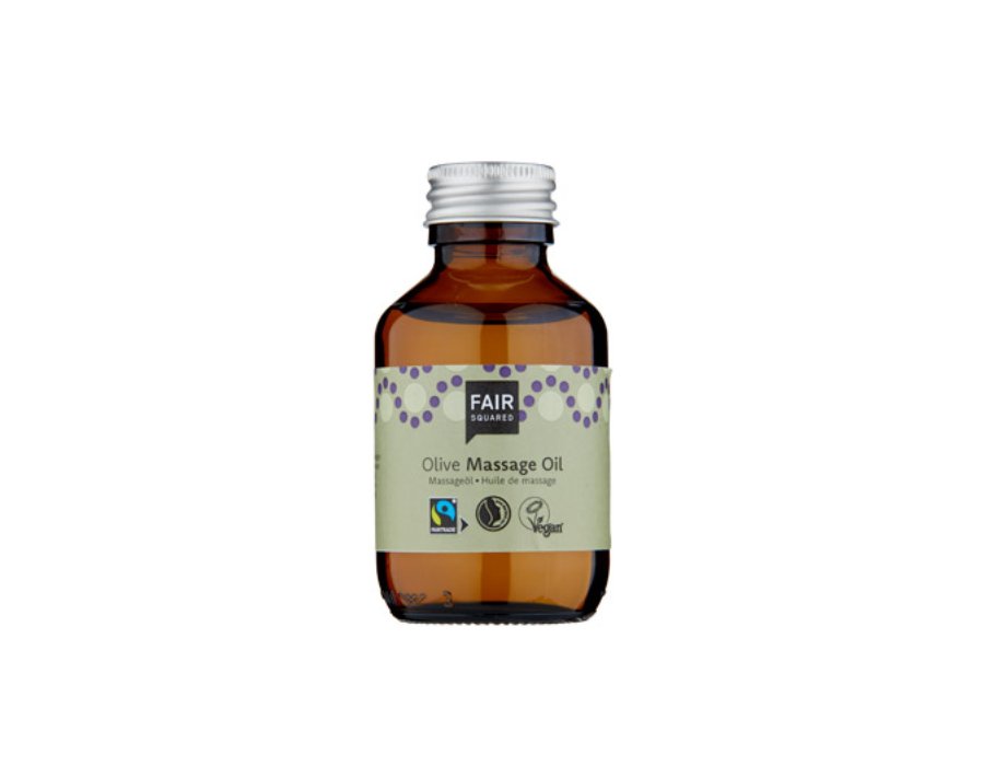 Huile de massage au carré équitable - olive - 100 ml