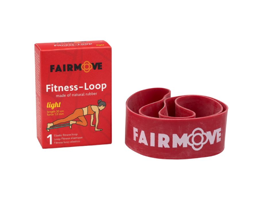Boucle de fitness Fairzone - légère - rouge