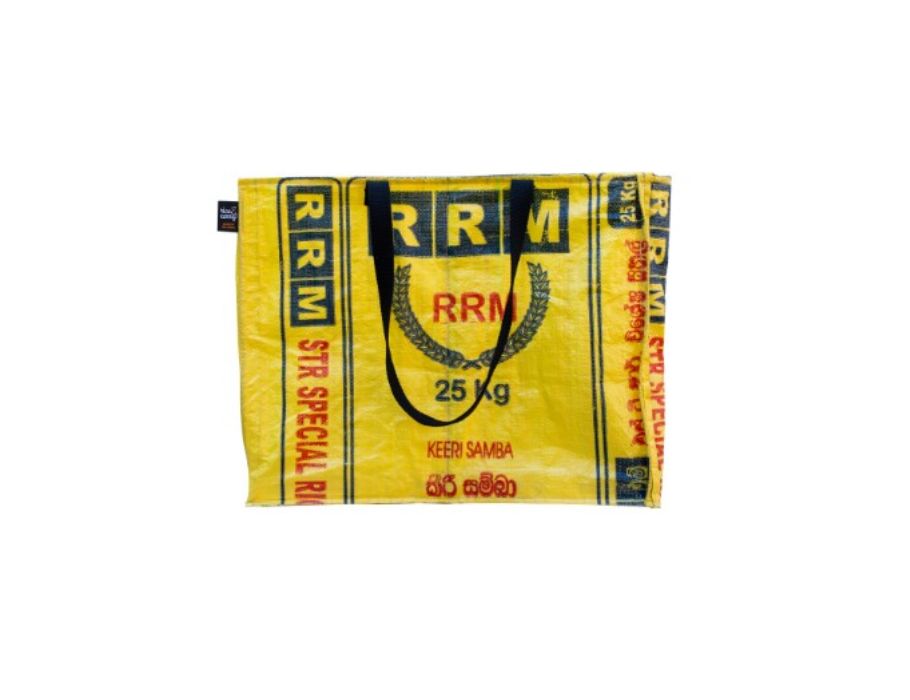 Sac de collecte Fairzone - recyclage des déchets - sac de riz upcyclé