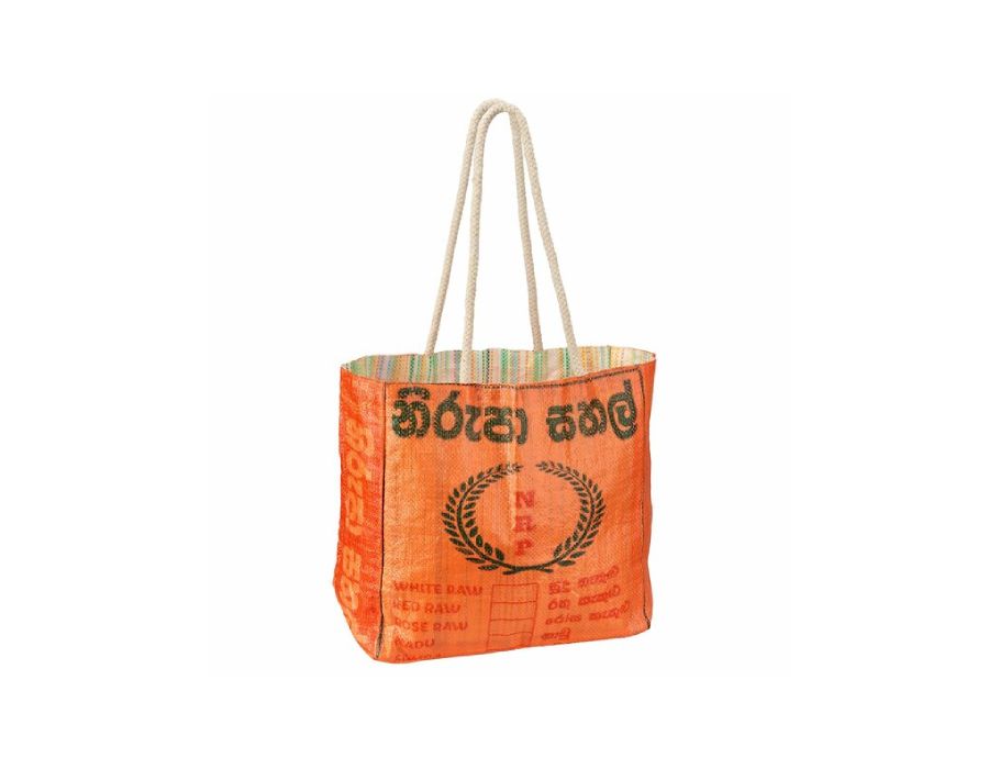 Sac de plage Fairzone - sacs de riz upcyclés