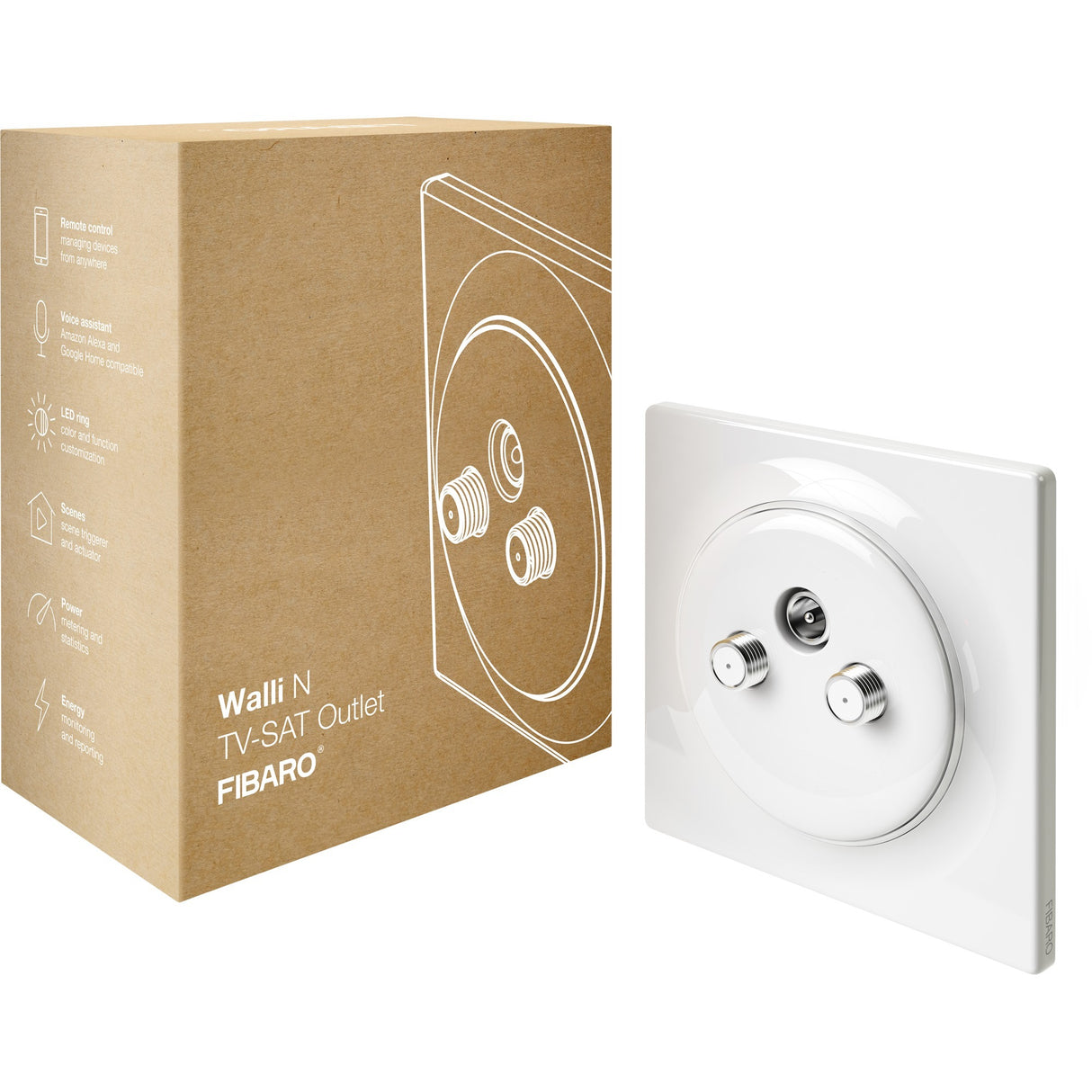 Fibaro Walli n Outlet TV-SAT