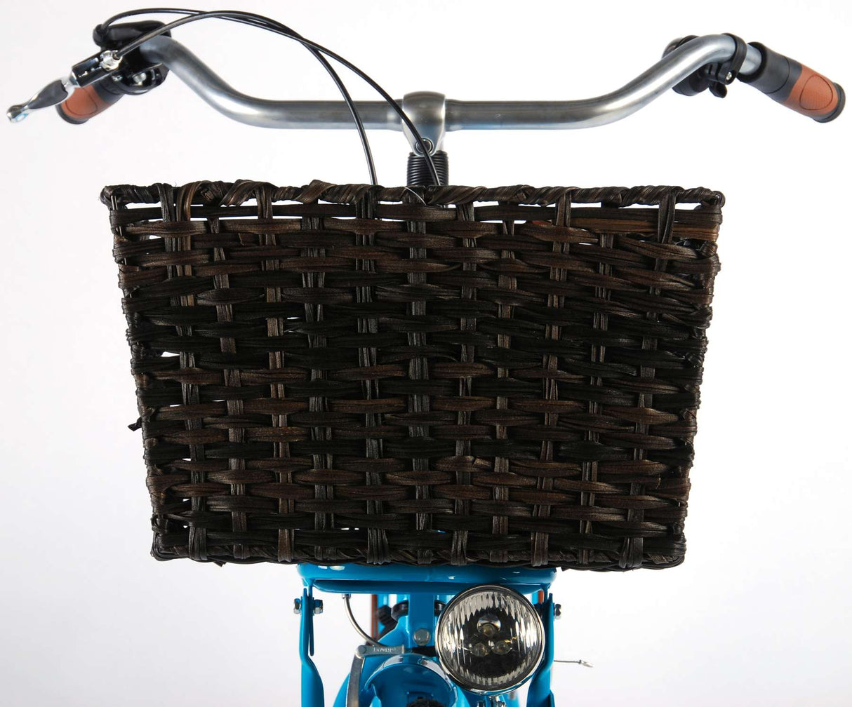 Panier de vélo junior brun 30 litres