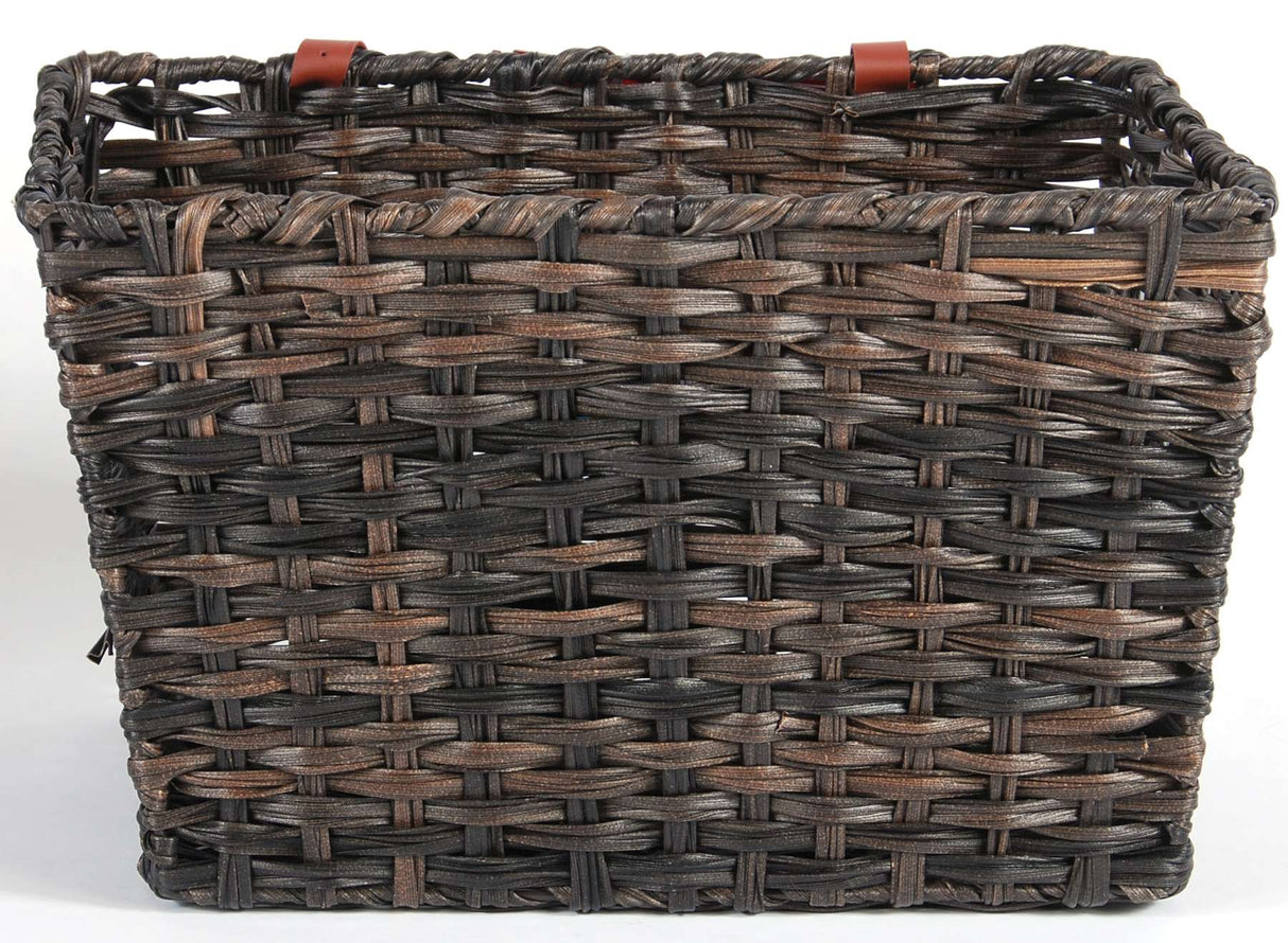 Panier de vélo junior brun 30 litres