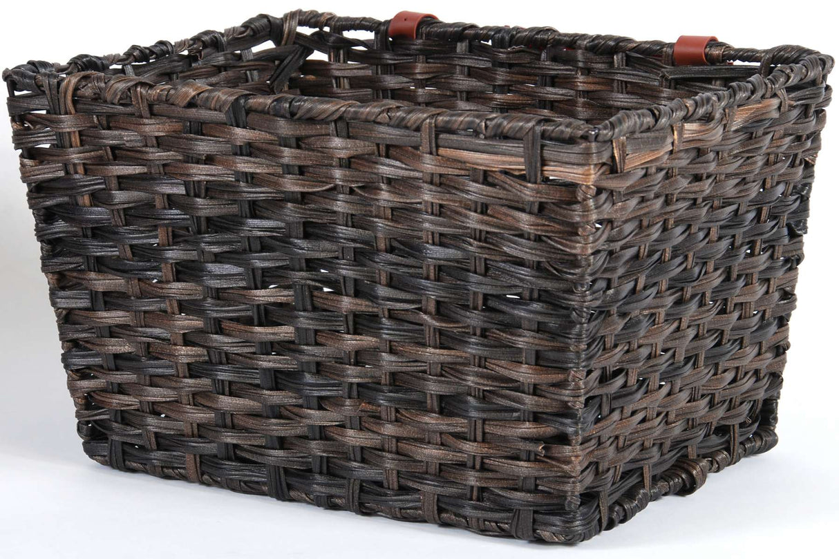 Panier de vélo junior brun 30 litres