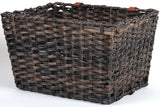 Panier de vélo junior brun 30 litres