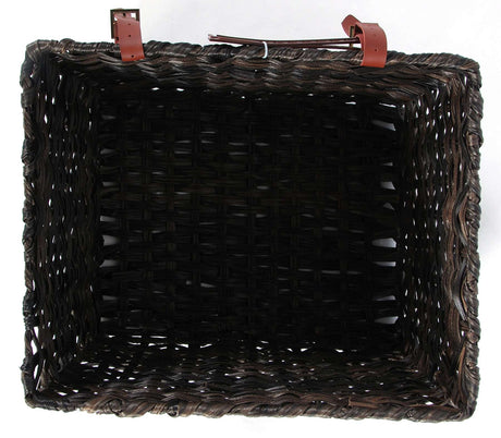 Panier de vélo junior brun 30 litres