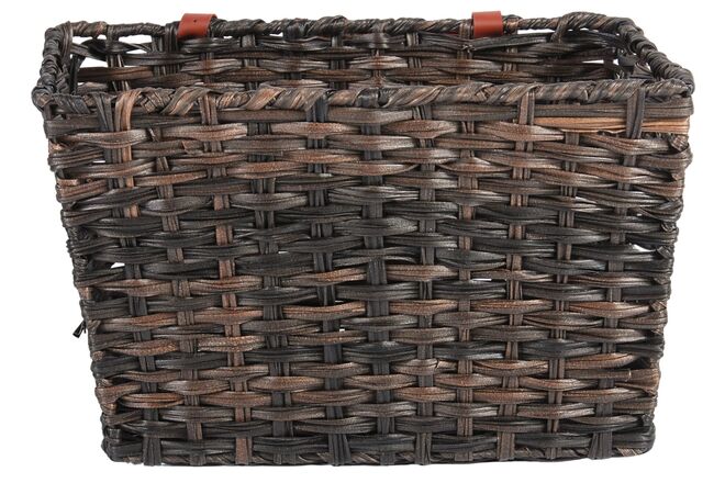 Panier de vélo junior brun 30 litres