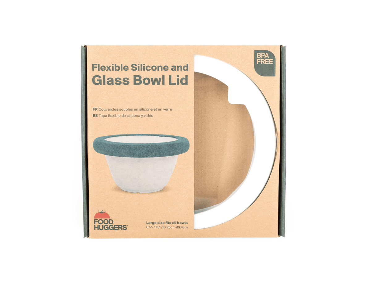 Couvercle en silicone Food Huggers - blanc - grand