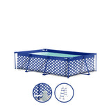 Élégance | piscine hors sol bleu foncé blanc 260x160x65 cm incl. accessoires
