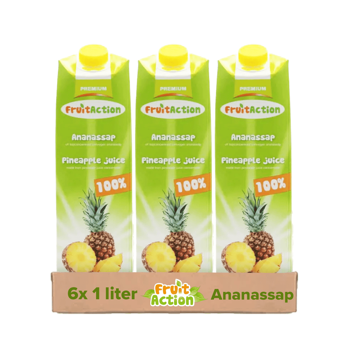 Jus d'ananas Fruit Action (6x 1 litre)