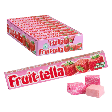 Rouleau végétalien Fruittella fraise (20x41gr)