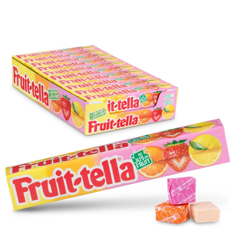 Rouleau végétalien aux fruits d'été Fruittella (20x41gr)