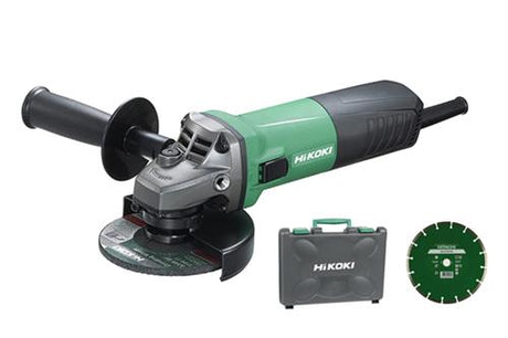 Meuleuse d'angle Hikoki 125mm 900w + lame de scie diamantée