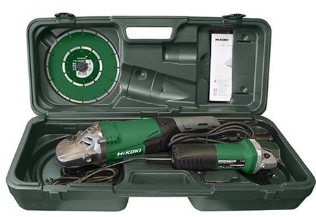 Ensemble meuleuse d'angle Hikoki g23sw2+g13sr4(s)+lames diamantées
