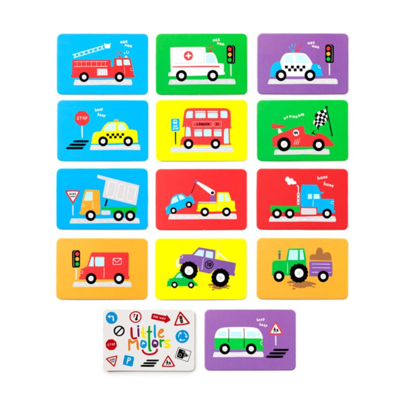 Jeu de cartes mémoire pour enfants petits moteurs