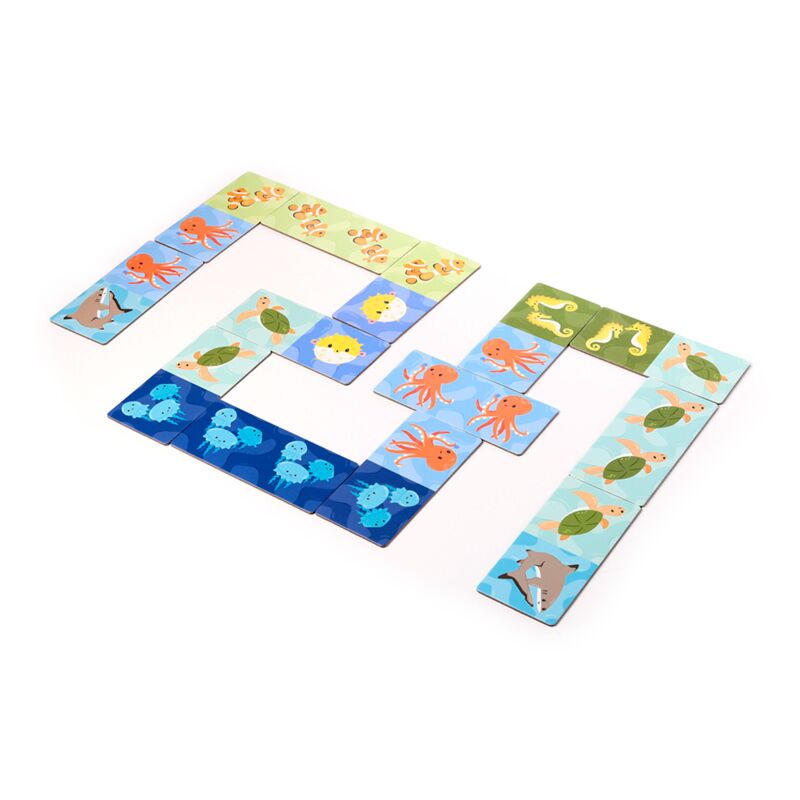 Jeu de dominos pour enfants Mariniverse