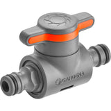 Gardena coupling with regulation valve