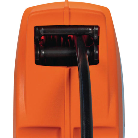 Berner enrouleur pneumatique 15bar 10m ø8mm auto-rétractable orange