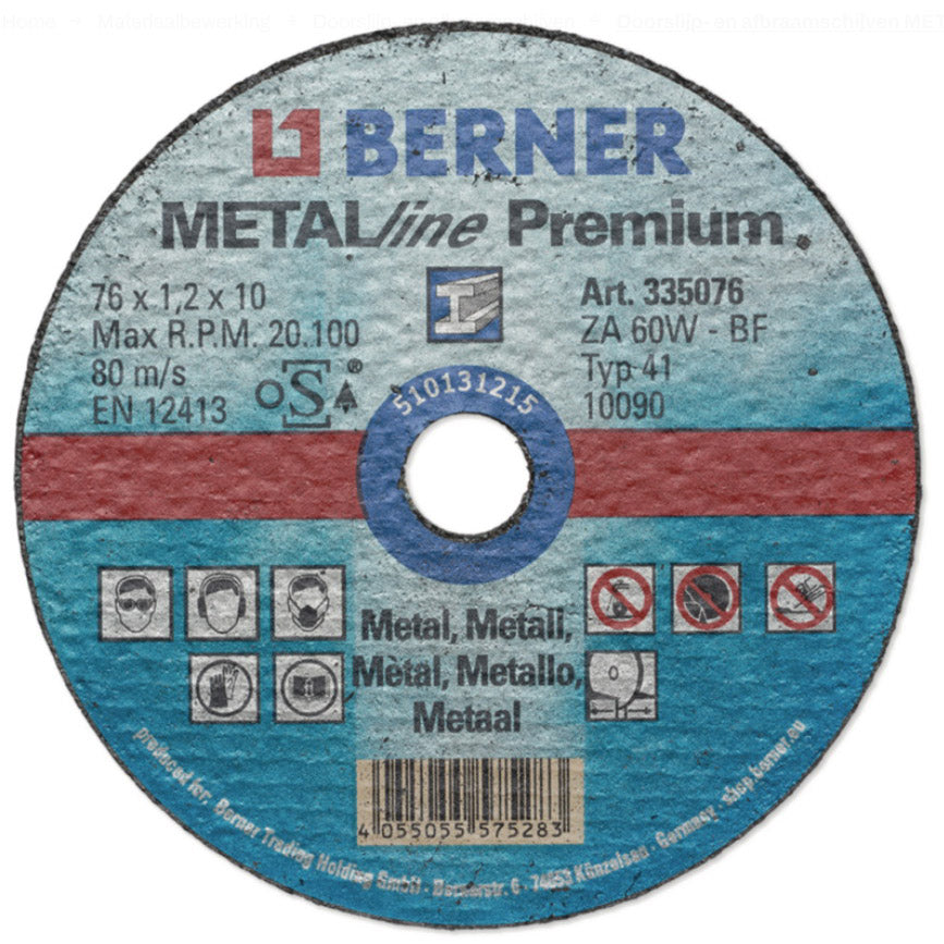 Berner Door Dems Metal Metalline Premium 76 mm (25e)