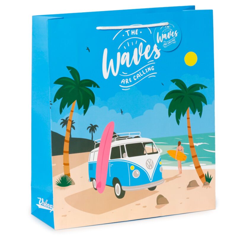 Sac cadeau Volkswagen van vw t1 vagues - extra grand