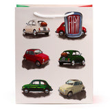 Fiat 500 rétro répétition - sac cadeau grand