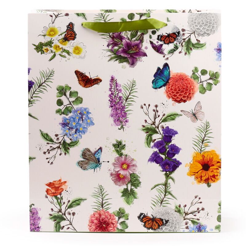 Champs de papillons - sac cadeau xl