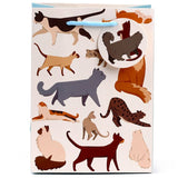 Chats fins félins - sac cadeau moyen