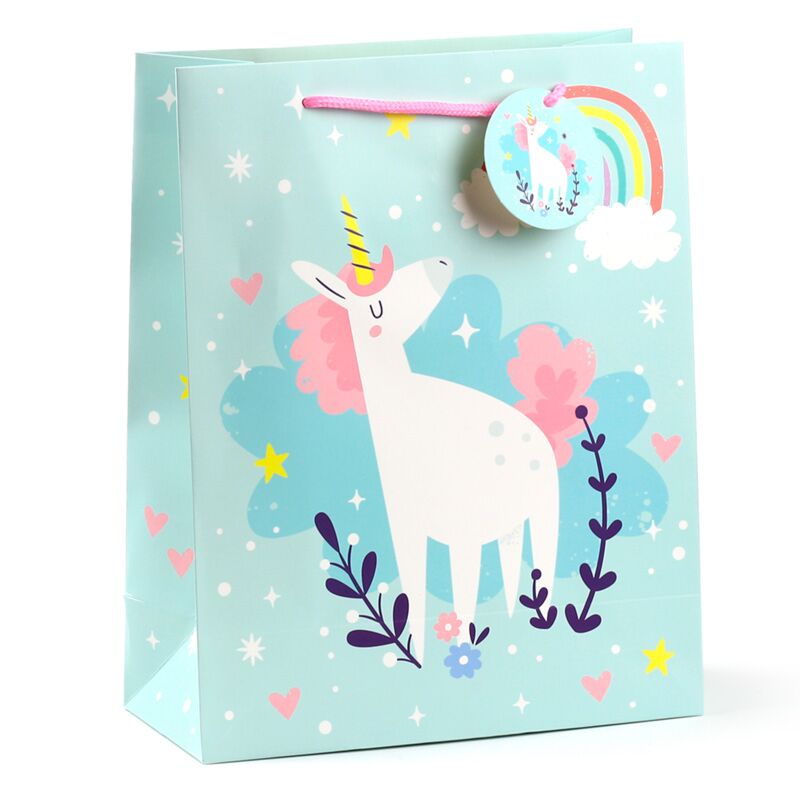 Magie de la licorne - grand sac cadeau