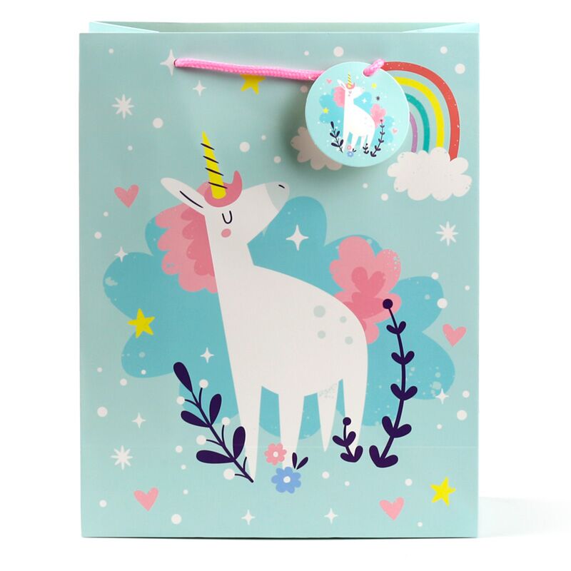 Magie de la licorne - grand sac cadeau