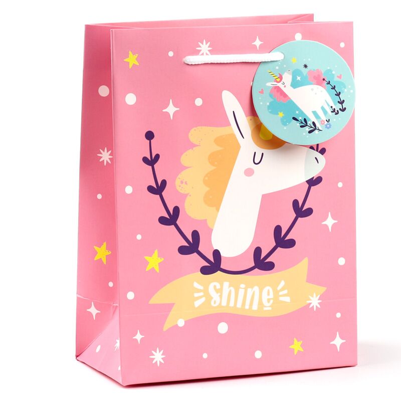 Magie de la licorne - sac cadeau moyen