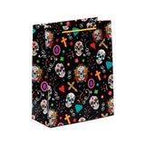 Dia de los muertos crâne mexicain - sac cadeau grand