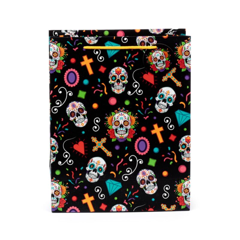 Dia de los muertos crâne mexicain - sac cadeau grand