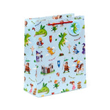 Grand sac cadeau chevaliers dragon