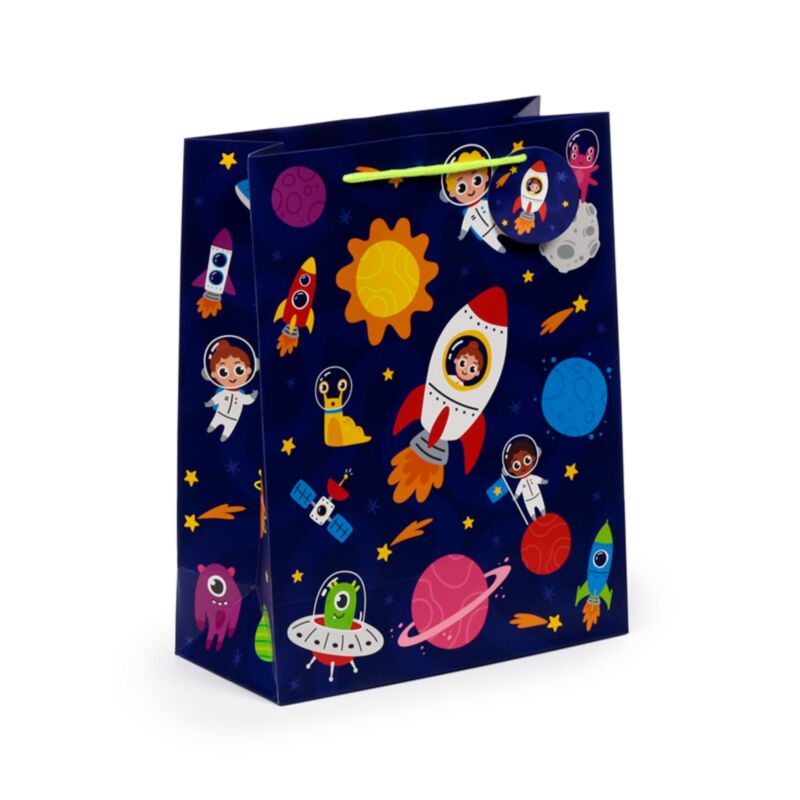 Grand sac cadeau astronaute